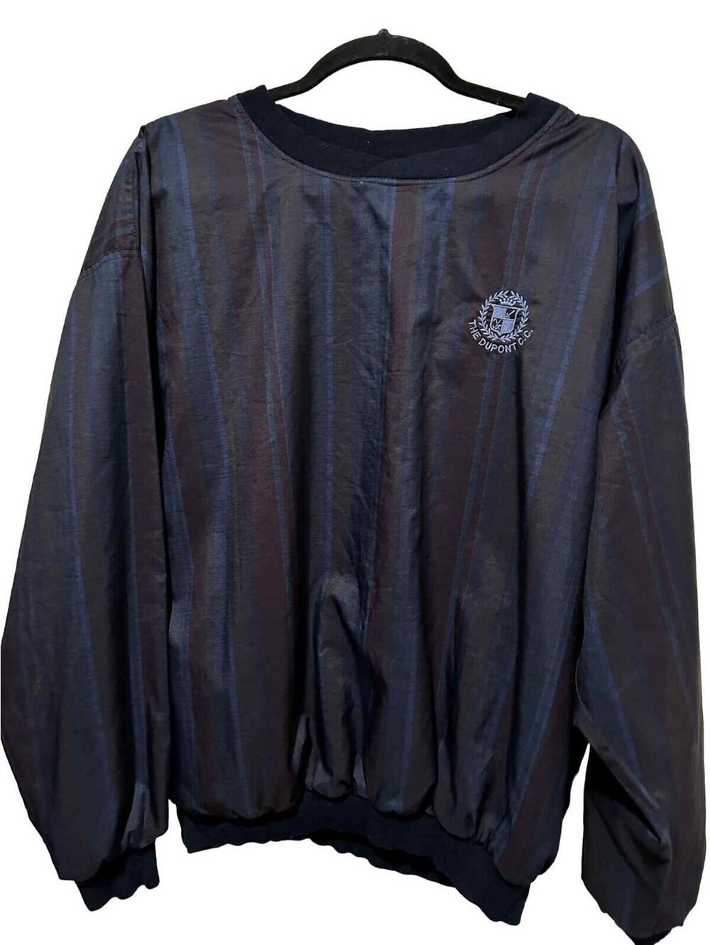 Grandpa’s DuPont Country Club Reversible Golf Shirt Long Sleeve Plaid Men’s M